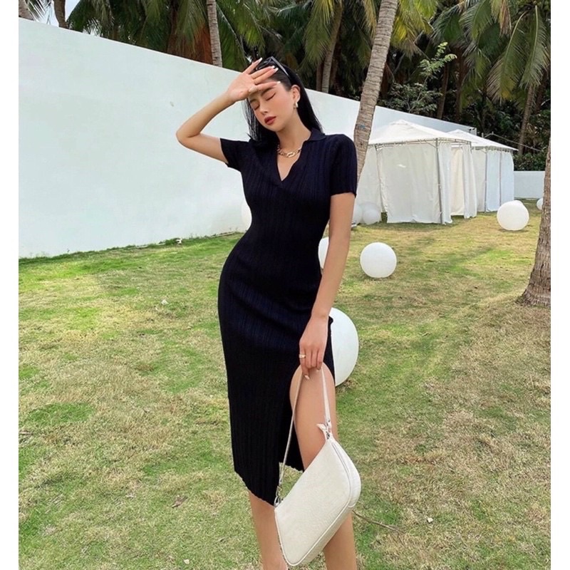 ĐẦM BODY MAXI POLO XẺ ĐÙI XINH | BigBuy360 - bigbuy360.vn