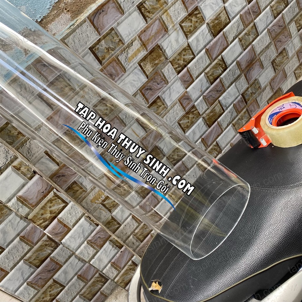 ỐNG NHỰA CỨNG ACRYLIC TRONG SUỐT CÂY DÀI 1M SIZE OD 140,150,160,180,200,220,250,300,400mm