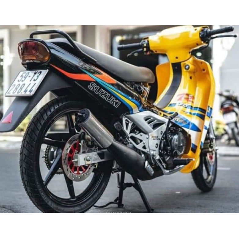Tem Rời Suzuki Satria 2000 Vàng Đen