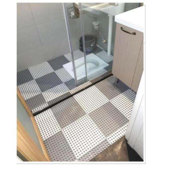 {Hot} Thảm Nhựa Ghép Chống Trơn Kháng Khuẩn [ Xả Kho] Chống Trơn Nhà Tắm , Nhà Vệ Sinh Kích Thước 30Cm X 30Cm