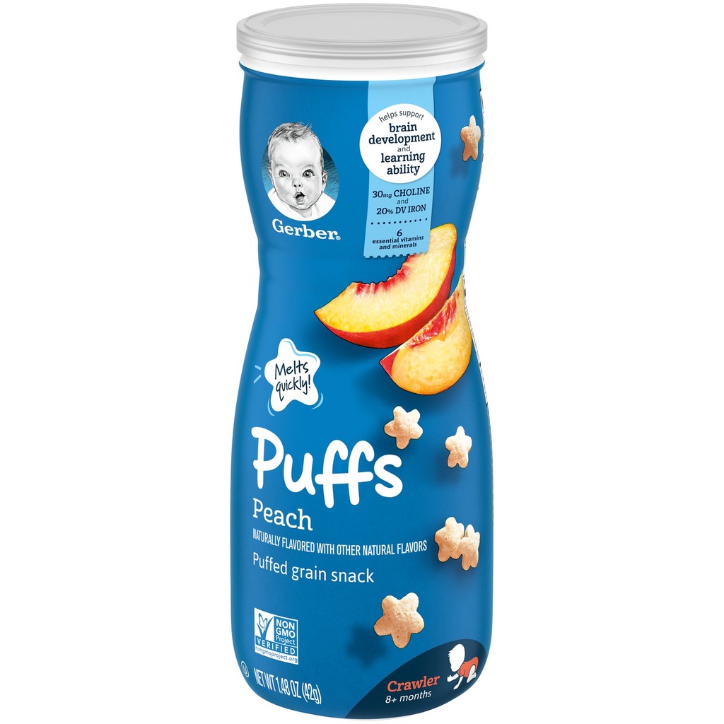Bánh ăn dặm Gerber Puffs 42g