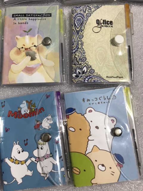 Sổ ghi chép hình cute có bút