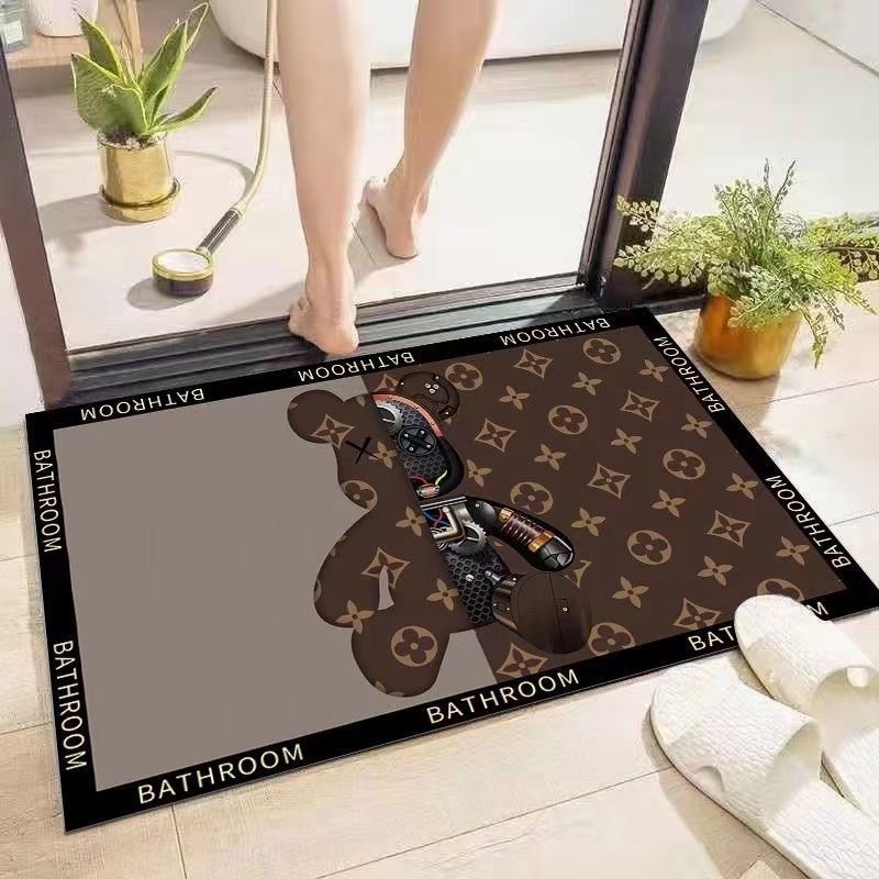 Thảm Lót Sàn Nhà Thấm Hút Nước Nhanh Khô Tiện Dụng Cho Nhà Tắm/ Nhà Bếp
