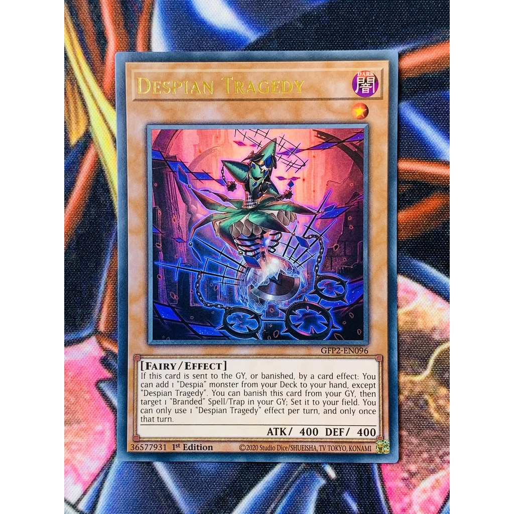 THẺ YUGIOH MÃ GFP2-EN096 - Despian Tragedy - Ultra Rare 1st Edition
