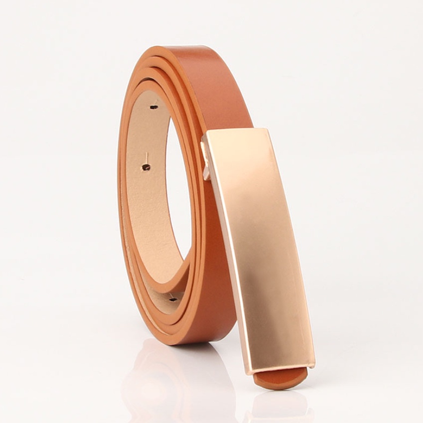 Thắt Lưng Nữ Bản Nhỏ Thời Trang Korea Mặt Khóa Kim Loại Cá Tính Chất Liệu Da PU TL016 ShopMaySG Dây Lưng Nữ, Dây Nịt