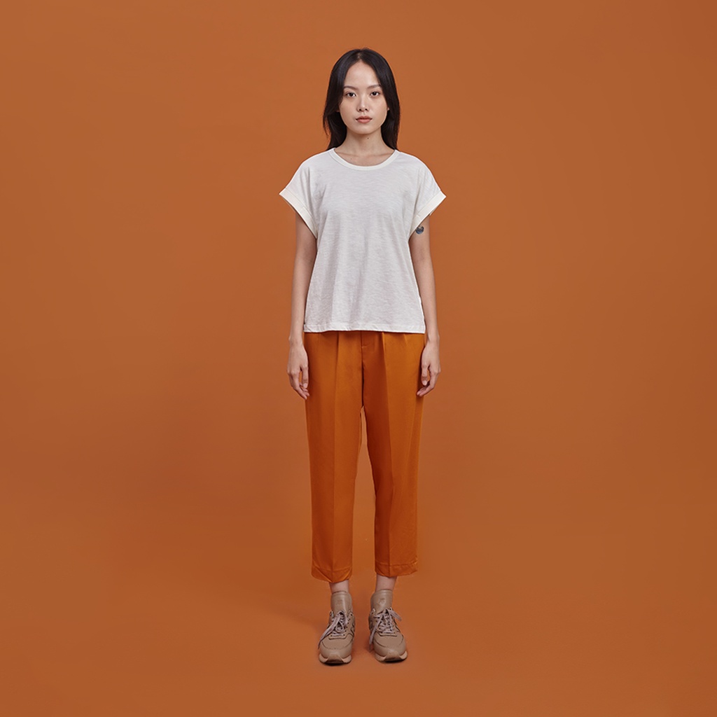 Andabove - Quần tây nữ Baggy - Pegged Pants - Màu Cam