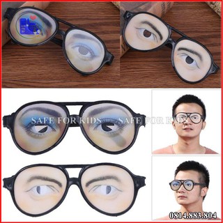 Kính Mắt Mắt Kính Giả - Đồ Chơi Độc Lạ Troll Bạn Bè