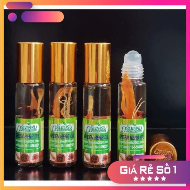 Dầu Lăn Thảo Dược Nhân Sâm Green Herb Oil 8ml | BigBuy360 - bigbuy360.vn