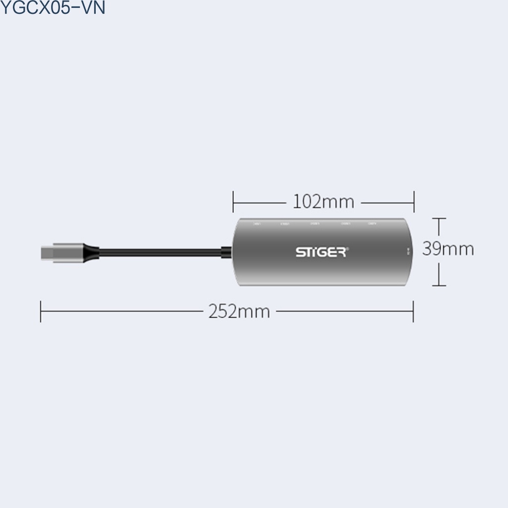 Bộ Chia Cổng Usb Type-C Sang 4k Hdmi 3 Cổng Usb 3.0 6 Trong 1 Tiện Dụng Cho Macbook Pro Air | BigBuy360 - bigbuy360.vn