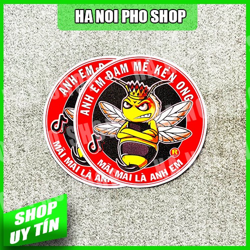 Tem xe tải Kèn Ong Vàng - Ong Trắng - Ong Chúa - Ong Nâu, Logo Trang Trí xe tải