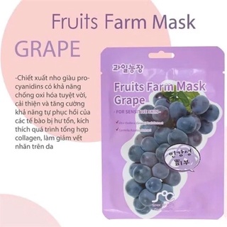 MẶT NẠ FRUITS FARM GRAPE