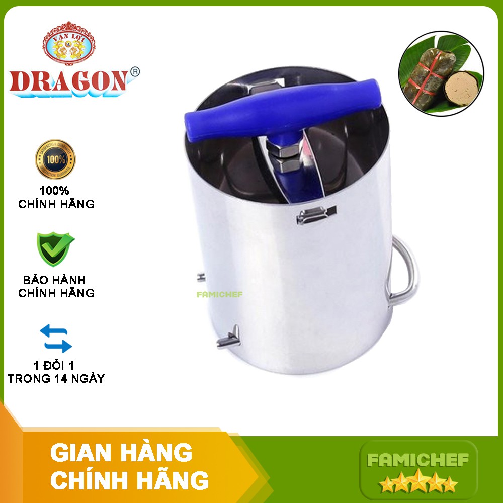 Khuôn làm giò chả Inox Dragon D023 - Loại 0.5 Kg