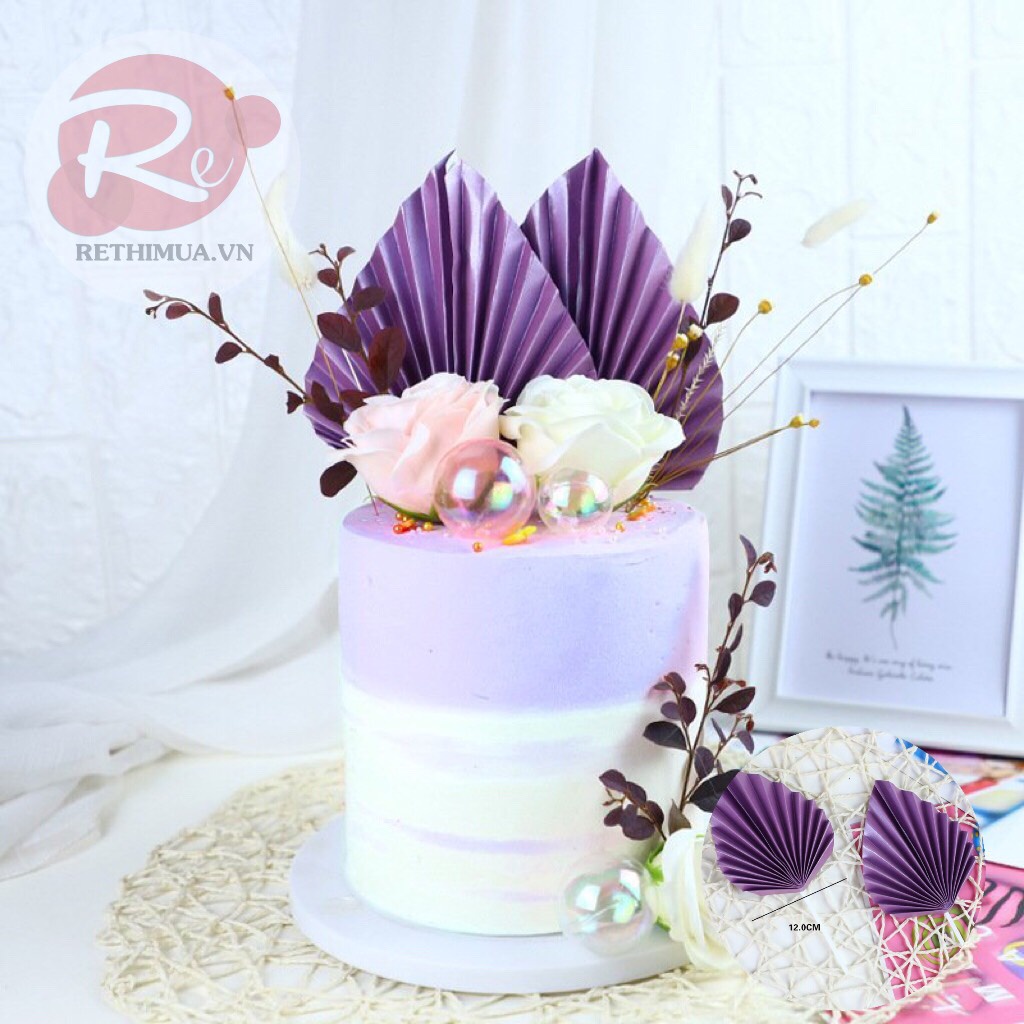 [Siêu Rẻ❤️] – Quạt Nhọn - Trang Trí Bánh Sinh Nhật Bánh Kem