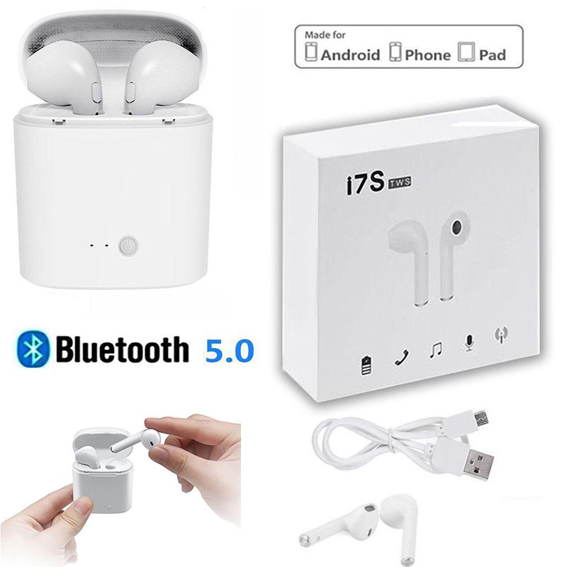 [Mã CBEL06 giảm 20% đơn 50k] Tai nghe nhét trong không dây HBQ I7S TWS mini Bluetooth có hộp sạc