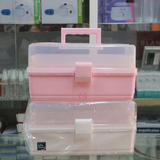 Cốp đựng đồ nail, dụng cụ trang điểm chất liệu nhựa cứng cực kì chắc chắn