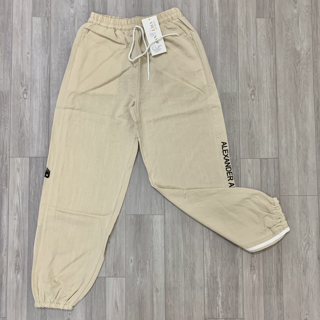 QUẦN THỂ THAO NỮ BO GẤU, CHẤT ĐŨI CÓ TÚI - QUẦN JOGGER NỮ CẠP CHUN ỐNG RỘNG Đủ SIZE-006 | BigBuy360 - bigbuy360.vn