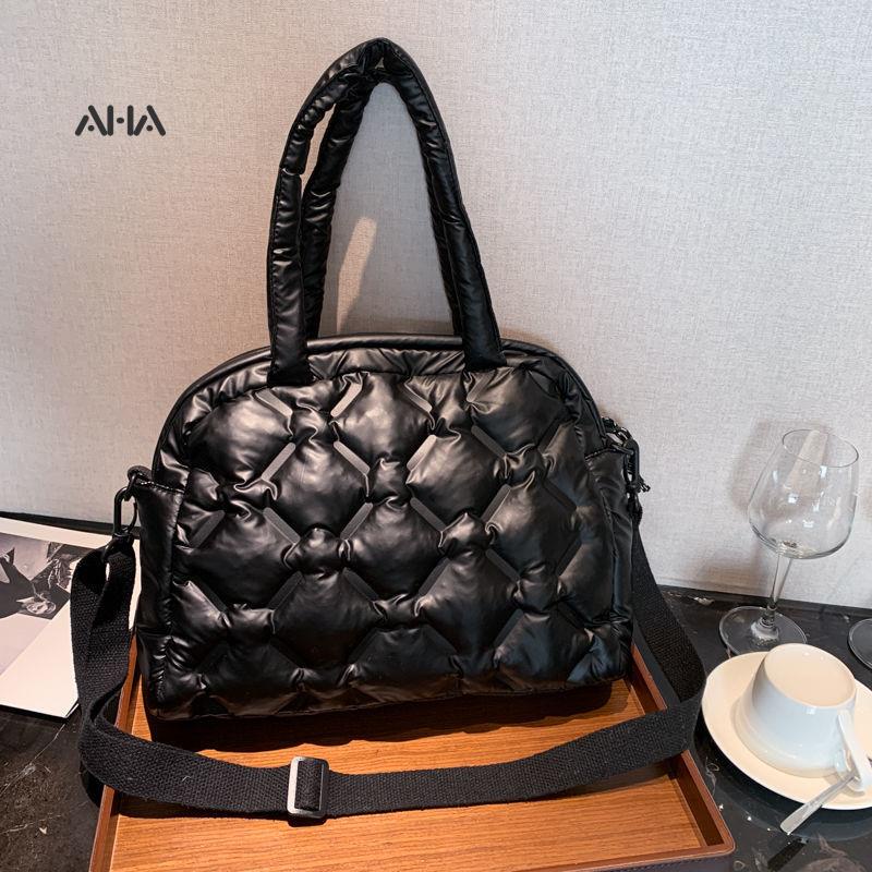 Túi đeo chéo AHA official sức chứa lớn phong cách đơn giản thời trang dành cho nữ