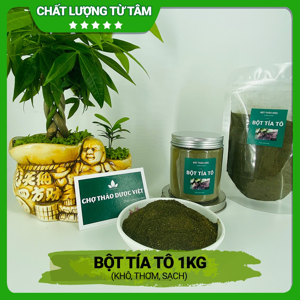 [Giá Sỉ] 1kg Bột Tía Tô Nguyên Chất (Khô, Thơm, Sạch)