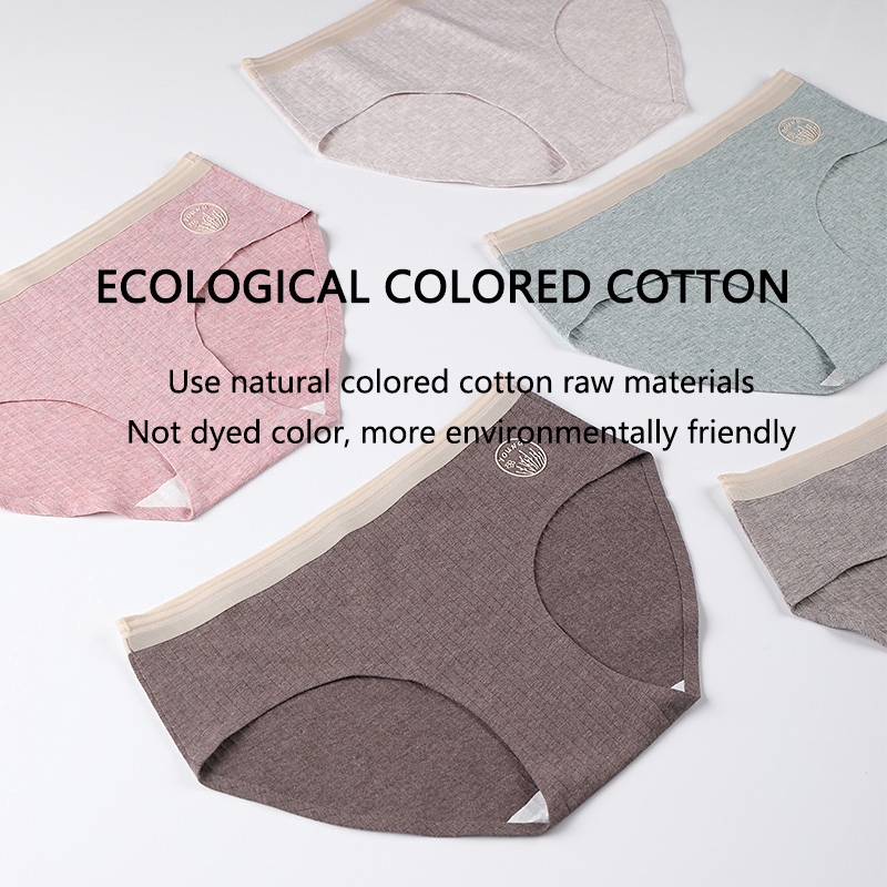 Quần lót được bằng vải lụa cotton chống khuẩn siêu mỏng không đường may màu sắc gợi cảm dành cho nữ
