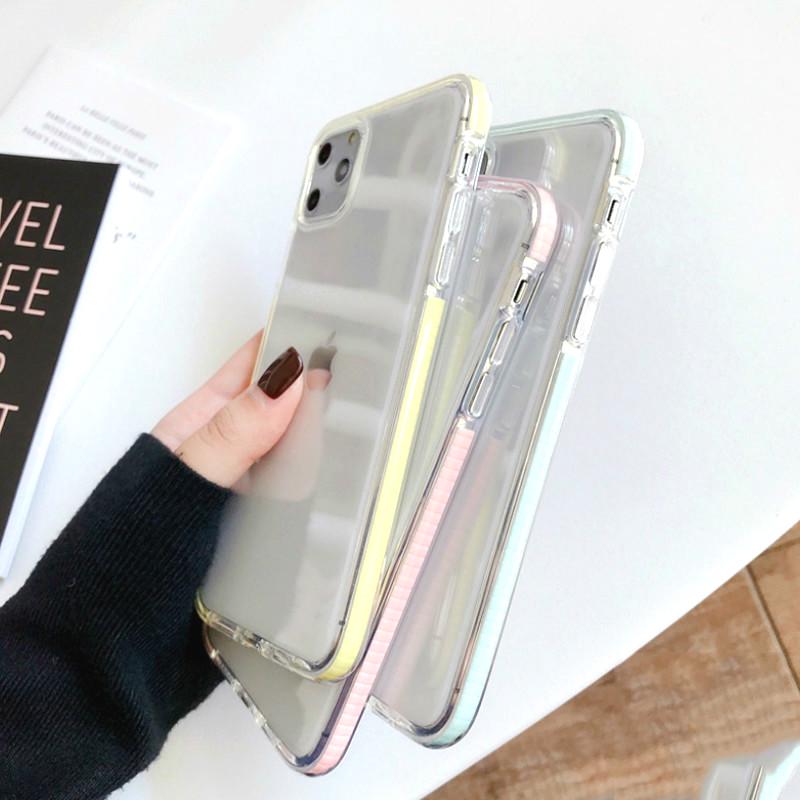 Ốp điện thoại TPU trong suốt chống sốc cao cấp cho IPhone12 11 Pro Max XR Xs Max 6s 8 7 Plus | BigBuy360 - bigbuy360.vn