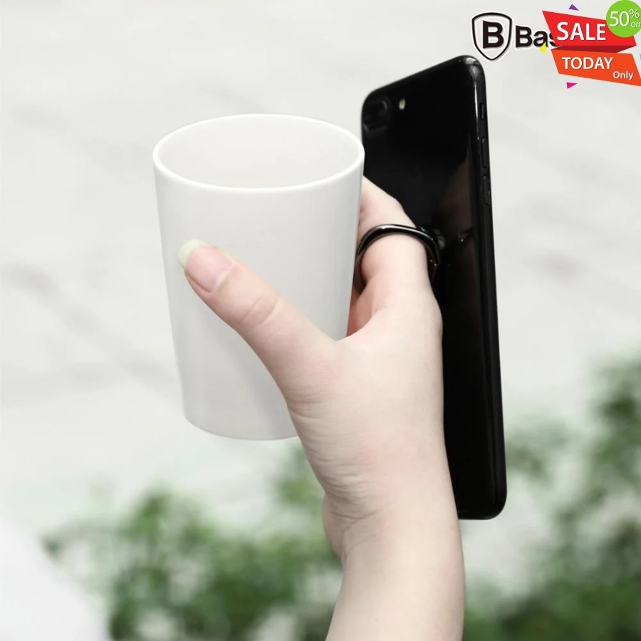 [Chính Hãng - New 100%] Nhẫn đeo tay chống đánh rơi điện thoại bằng kim loại cao cấp Baseus Ring Holder LV794