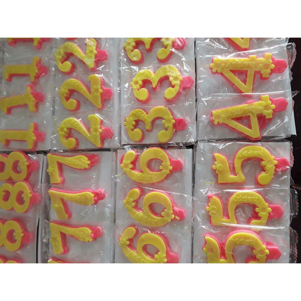 Nến số - Đồ trang trí sinh nhật