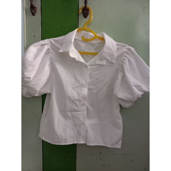 áo sơ mi trắng tay phồng (thanh lý cá nhân )