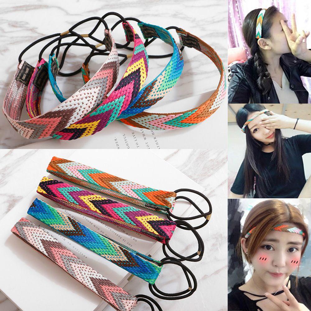 Băng Đô Bện Tóc Phong Cách Bohemian Cổ Điển Thời Trang 2022
