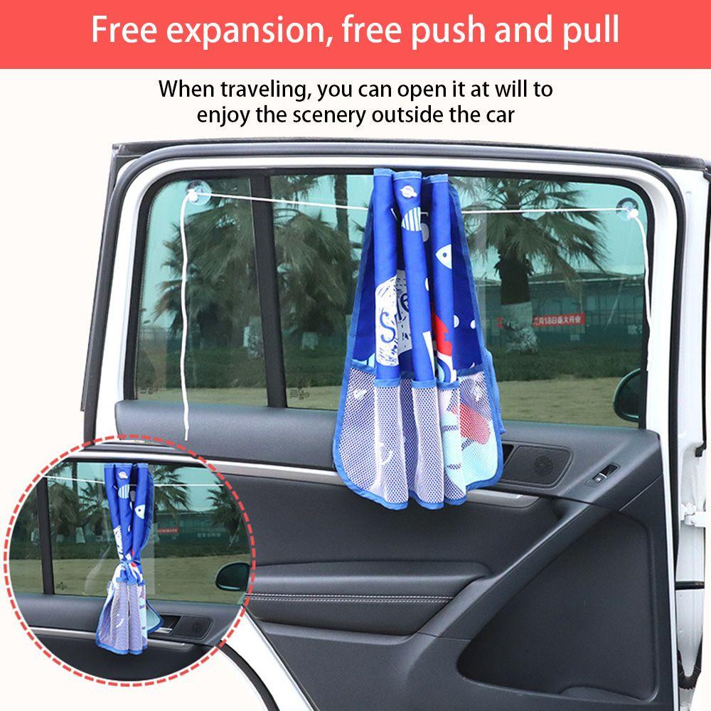 Tấm Che Nắng Cửa Sổ Xe Hơi Có Giác Hút Họa Tiết Hoạt Hình Bảo Vệ Khỏi Tia UV Có