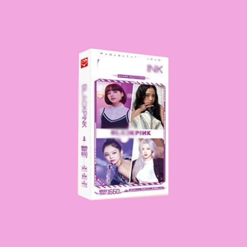 Album ảnh photobook A4 BLACKPINK LISA ROSE JENNIE JISOO tặng kèm poster idol kpop mẫu ngẫu nhiên