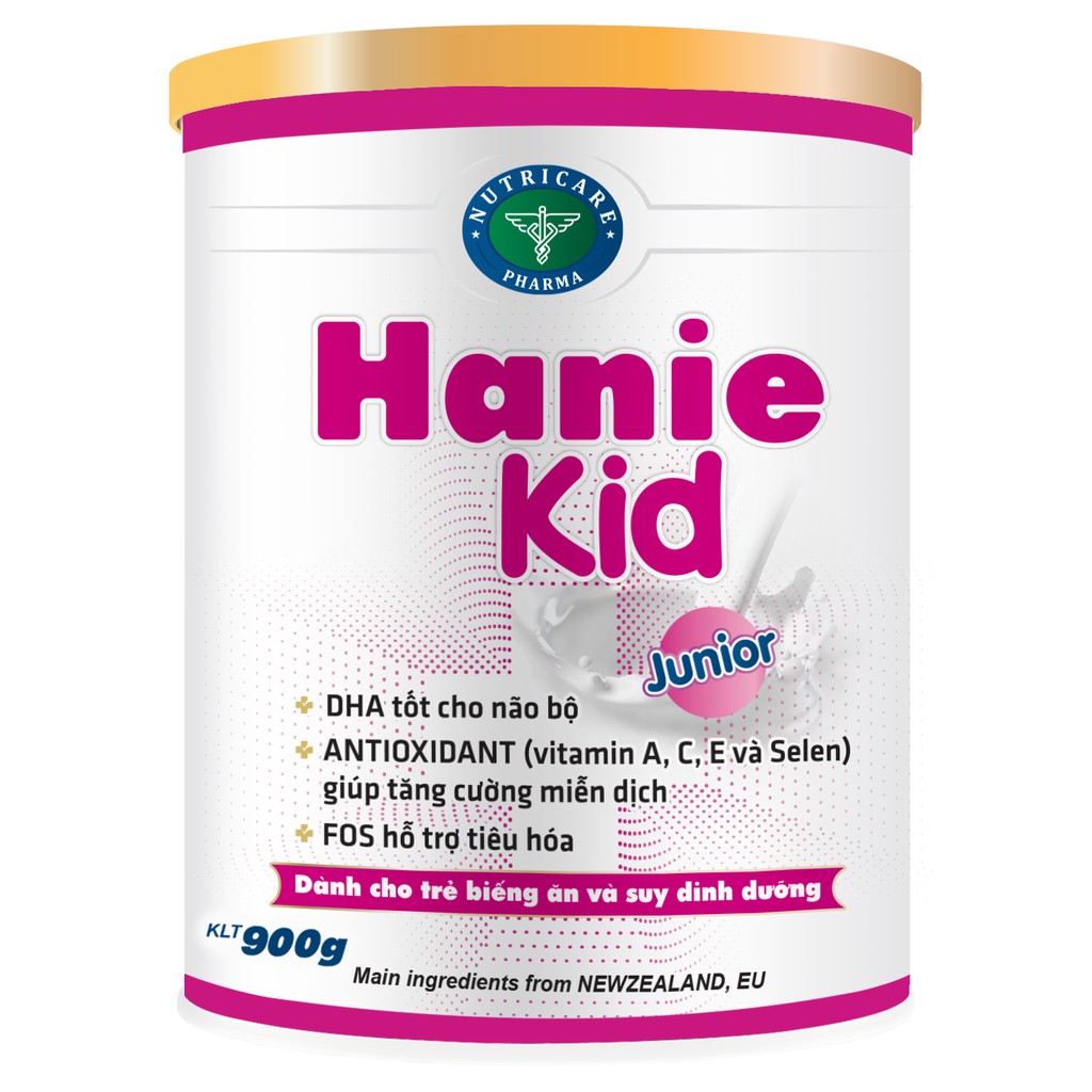 Sữa Hanie Kid dành cho trẻ biếng ăn từ 1 - 10 tuổi