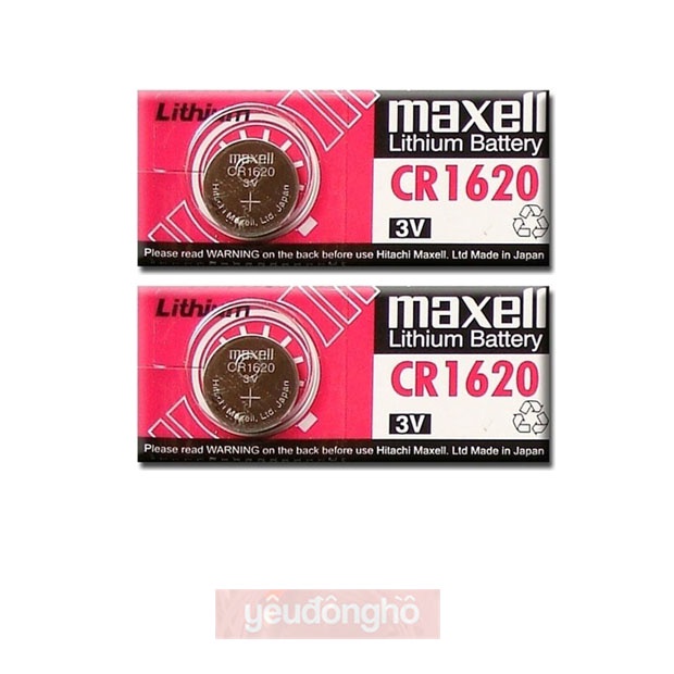 Pin CR1620 1620 Maxell lithium 3V Chính Hãng Japan