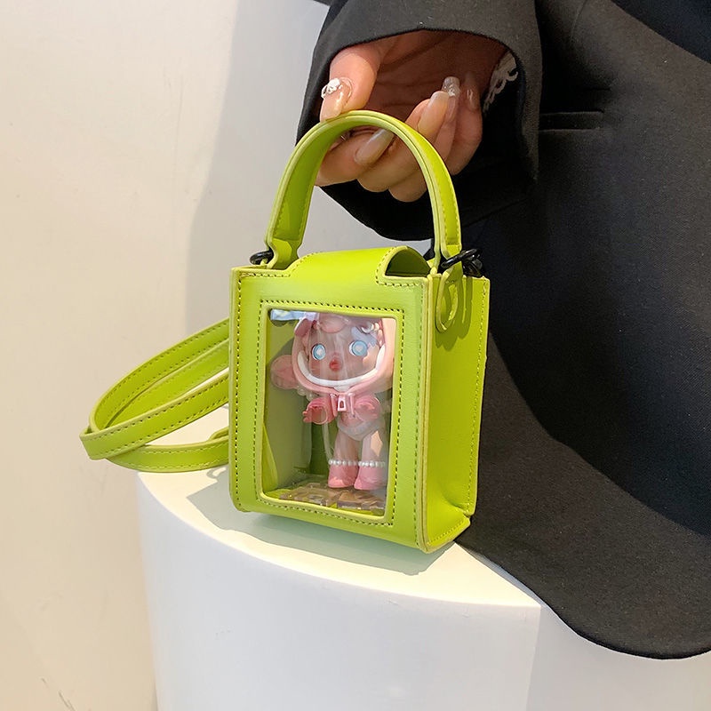 （Hàng giao ngay）Túi Đeo Chéo mini Trong Suốt Họa Tiết Hoạt Hình Thời Trang Mùa Hè Dành Cho Nữ 2022