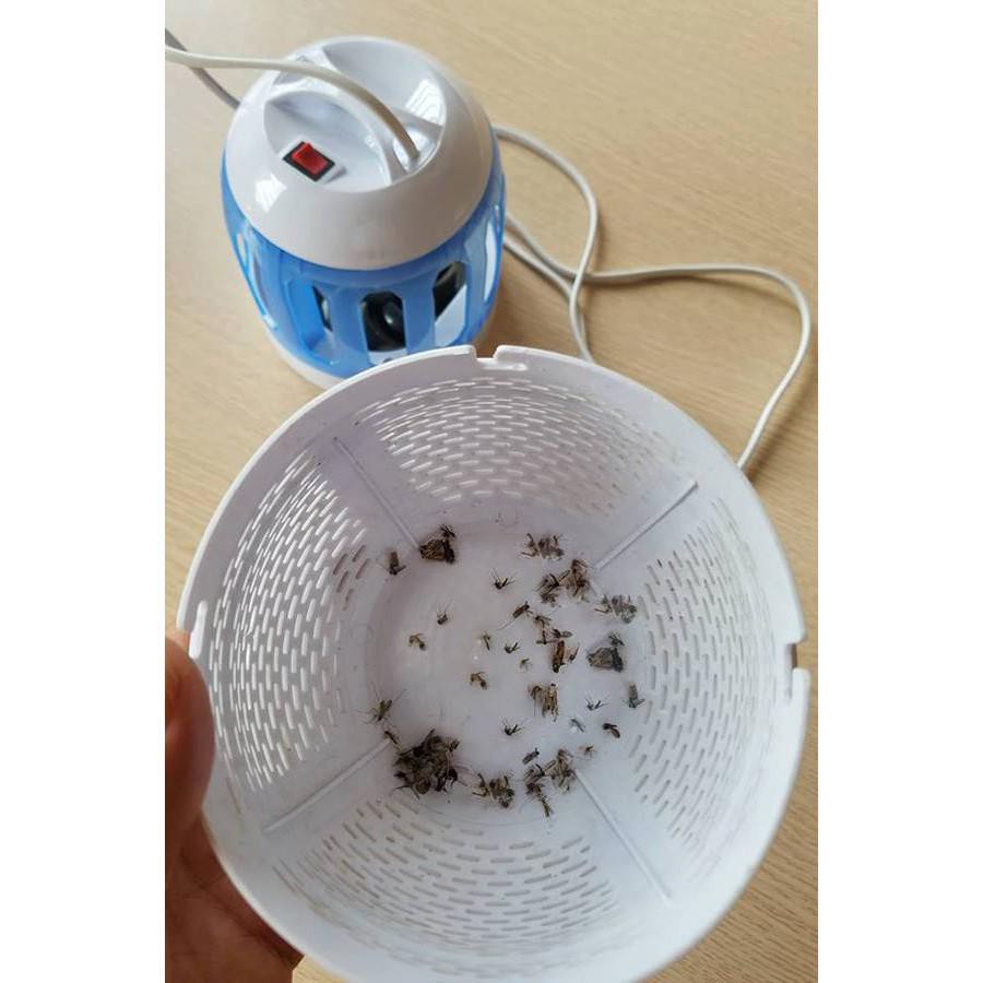 Đèn Bắt Muỗi Sakura Thay Thế Đèn Ngủ Công Nghệ Nhật Bản- Đèn Bắt Muỗi Trắng Xanh