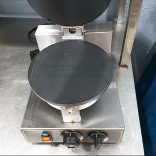 Máy làm vỏ kem ốc quế, bánh ốc quế 2 mặt trơn