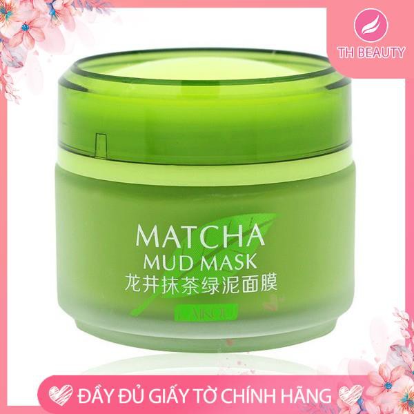 &lt;THẬT 100%&gt; Mặt nạ trà xanh Mud Mask Laikou