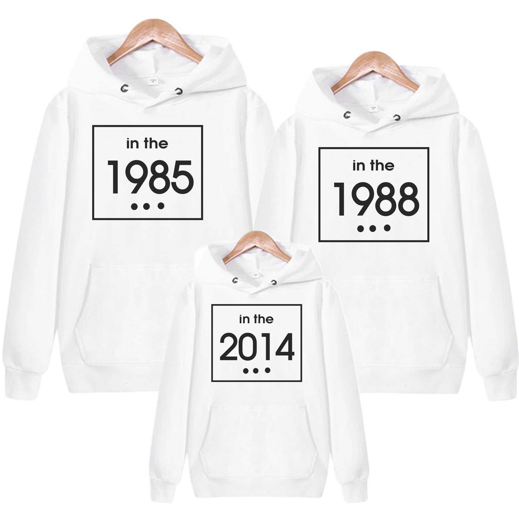 [SĨ+FREESHIP] Áo Hoodie IN NĂM SINH gia đình 4 người chất đẹp