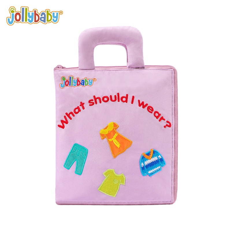 Jollybaby Sách Vải Giáo Dục Sớm Cho Bé 0-3 Tuổi