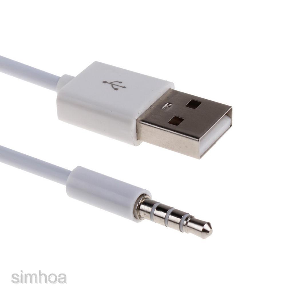 Cáp Sạc Chuyển Đổi Âm Thanh 3.5mm Sang Usb 2.0 Cho Mp3 Xe Hơi