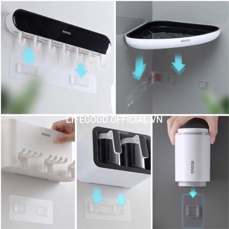 Miếng dính dự phòng sản phẩm Ecoco, miếng dán thay thế cường lực Ecoco