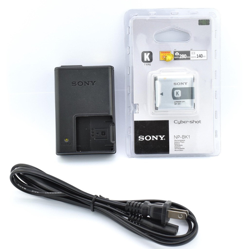 Sạc máy ảnh cho Sony NP-BK1, Sạc dây