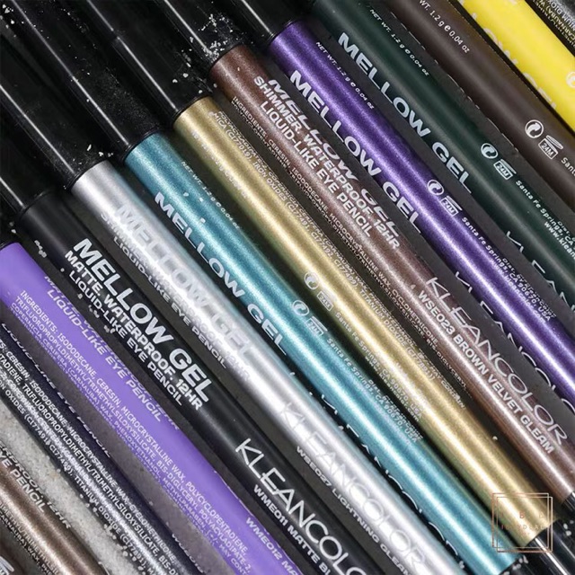 Bút sáp nhũ mềm kleancolor mellow gel eye pencil kẻ viền mắt bắt sáng tạo điểm nhấn!!! <đủ bill> | BigBuy360 - bigbuy360.vn