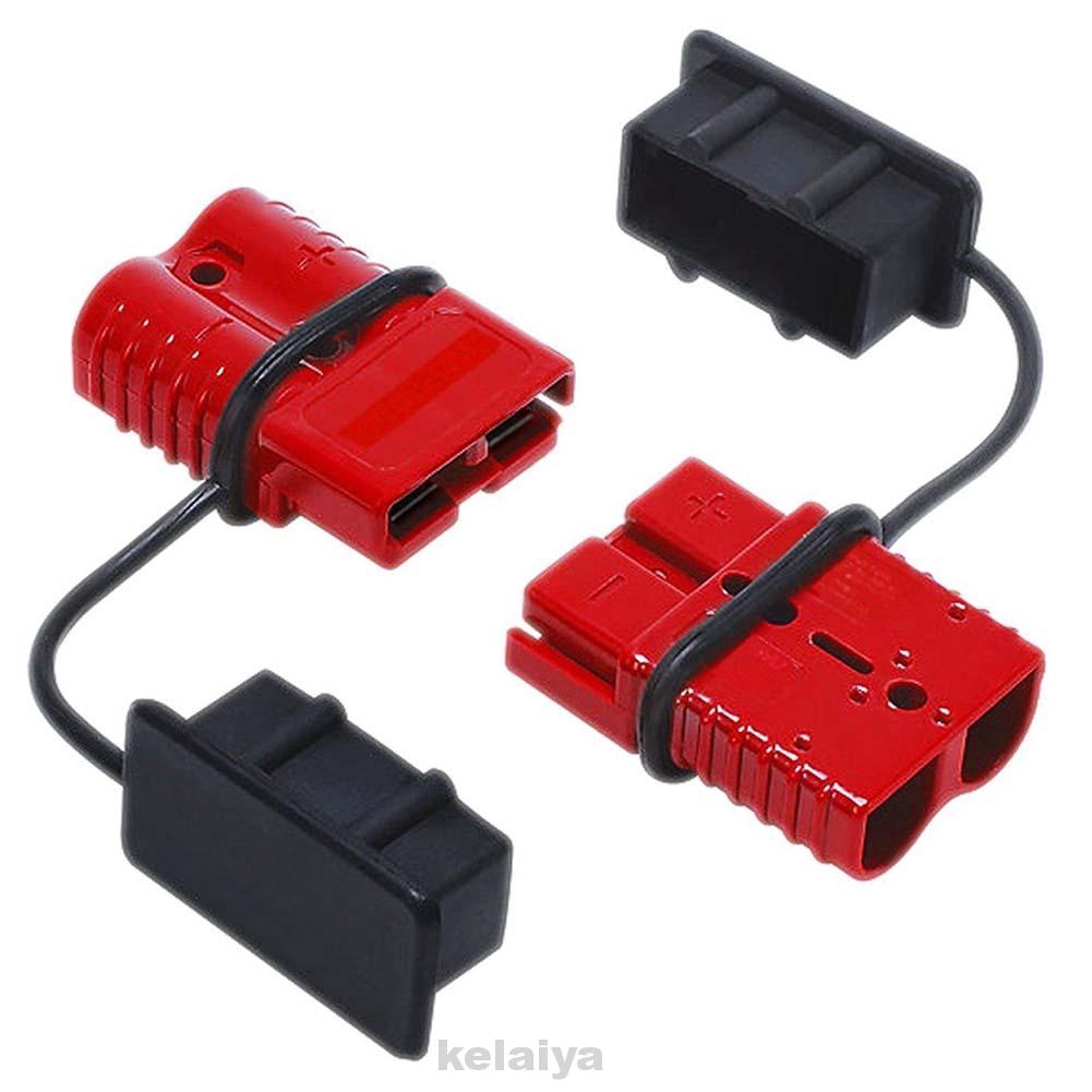 2pcs Pair Plug Connecting Charging Battery Trailer Durable Accessory 50A 600V Quick Connector Kit