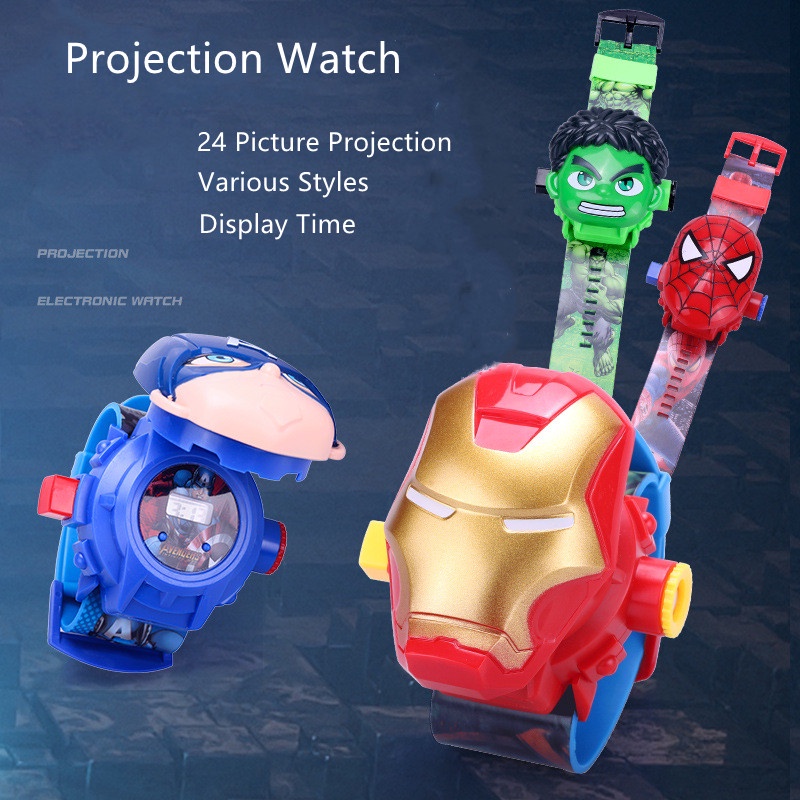 Đồng hồ kỹ thuật số họa tiết hoạt hình Disney 3D 24 cho bé