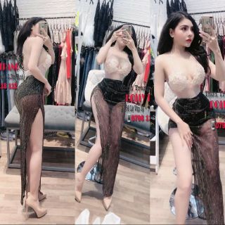 Đầm maxi chéo dây sexy