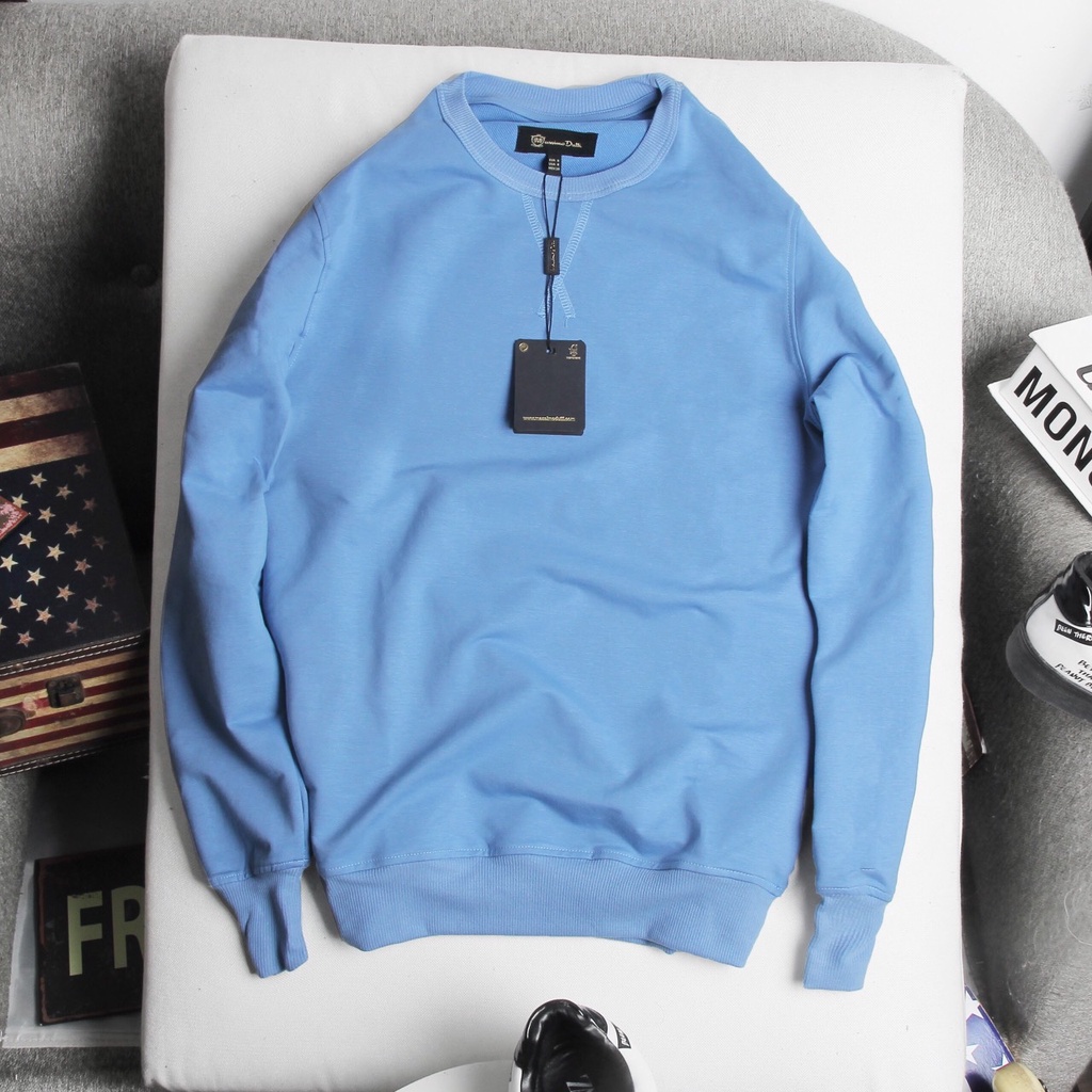 Áo Nỉ Dài Tay Nam Pelle Dáng Sweater Cổ Tròn 4 Màu Phong Cách Thời Trang Chất Liệu Nỉ Da Cá Kiểu Dáng Trẻ Trung | BigBuy360 - bigbuy360.vn