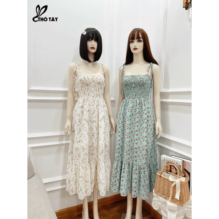 [HCM] Đầm maxi hoa đi biển cho mùa hè tôn dáng xinh xắn cho các nàng KME FASHION