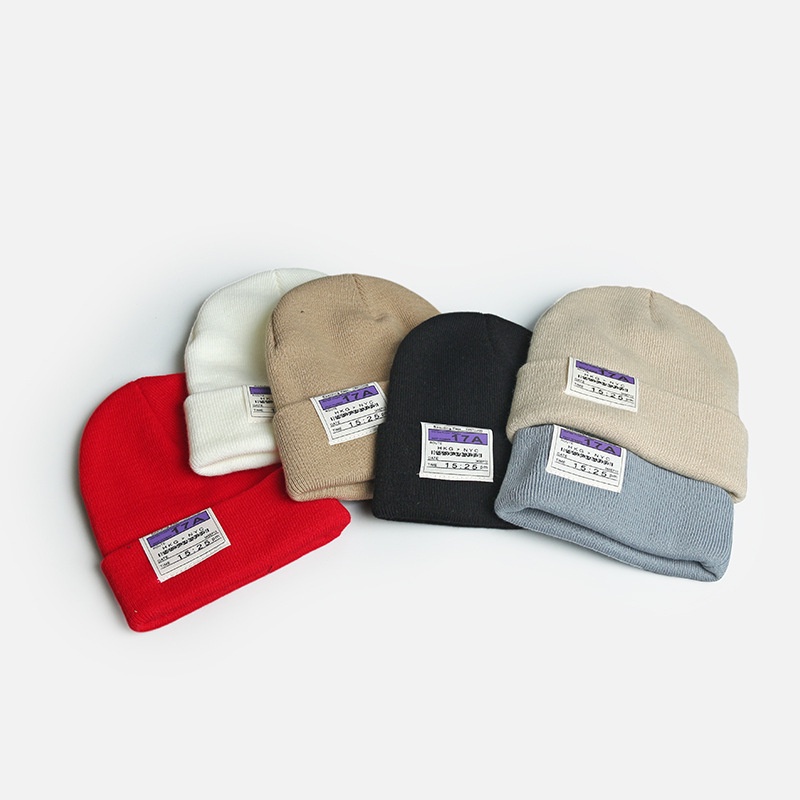 Mũ beanie LINJW bằng cotton mềm mại ấm áp thời trang thu đông 2021