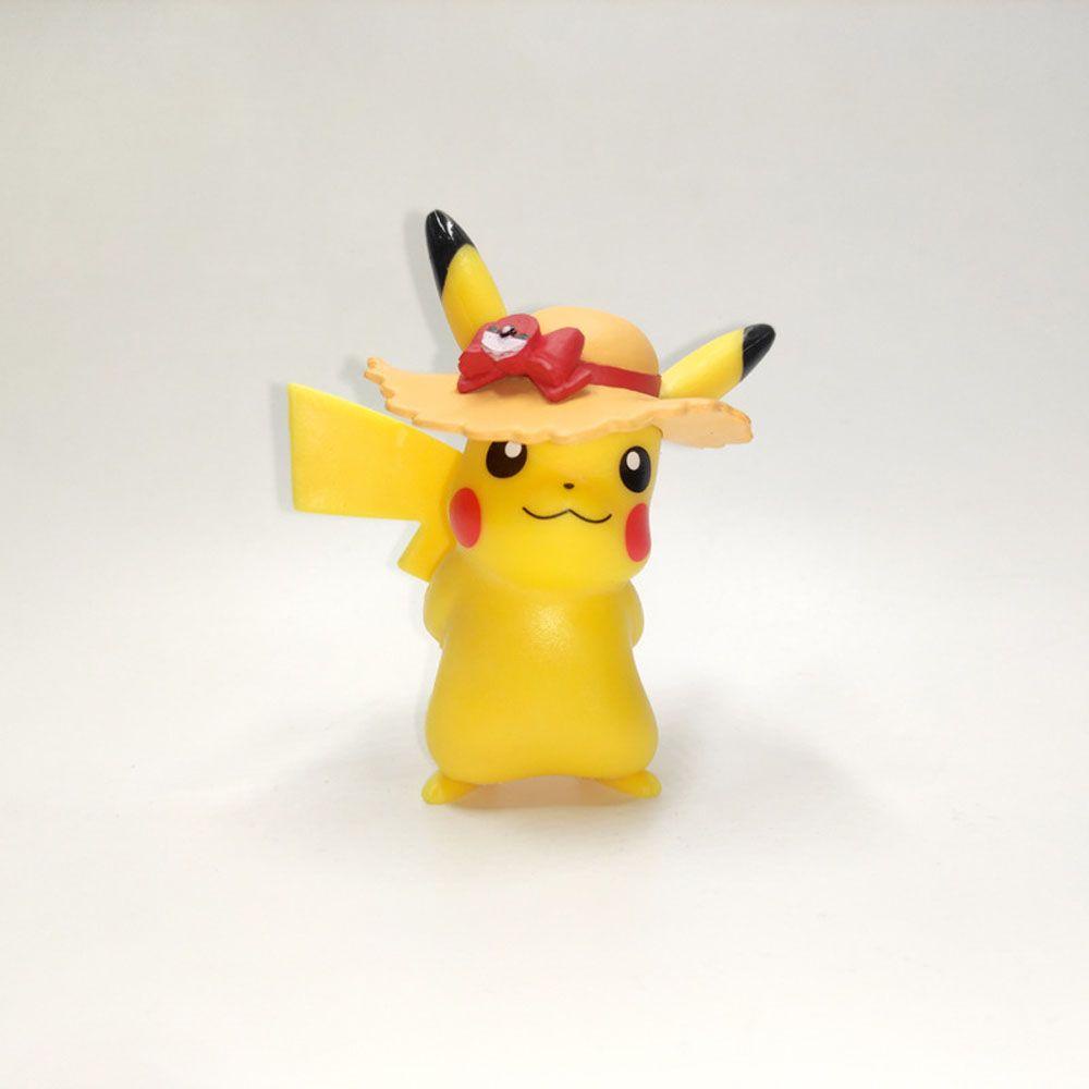DARNELL Set 6 Mô Hình Nhân Vật Pikachu Dễ Thương