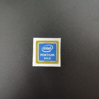 Logo Intel PENTIUM dán trang trí máy tính, laptop